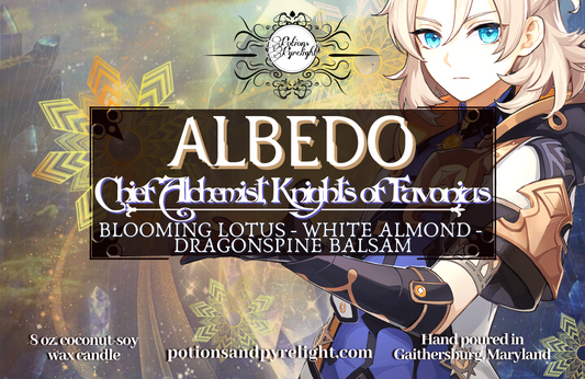 Genshin Impact - Albedo - Chief Alchemist, Knights of Favonius - Potions & Pyrelight