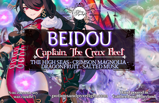 Genshin Impact - Beidou - Captain, The Crux Fleet - Potions & Pyrelight