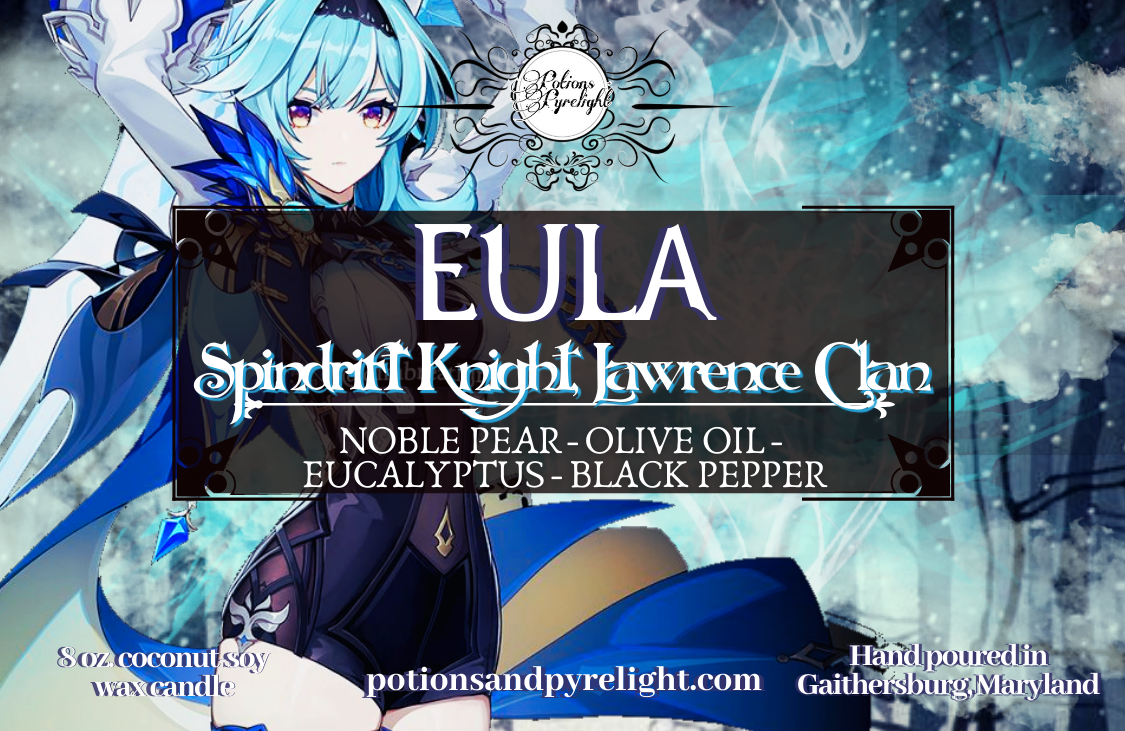 Genshin Impact - Eula - Spindrift Knight, Lawrence Clan - Potions & Pyrelight
