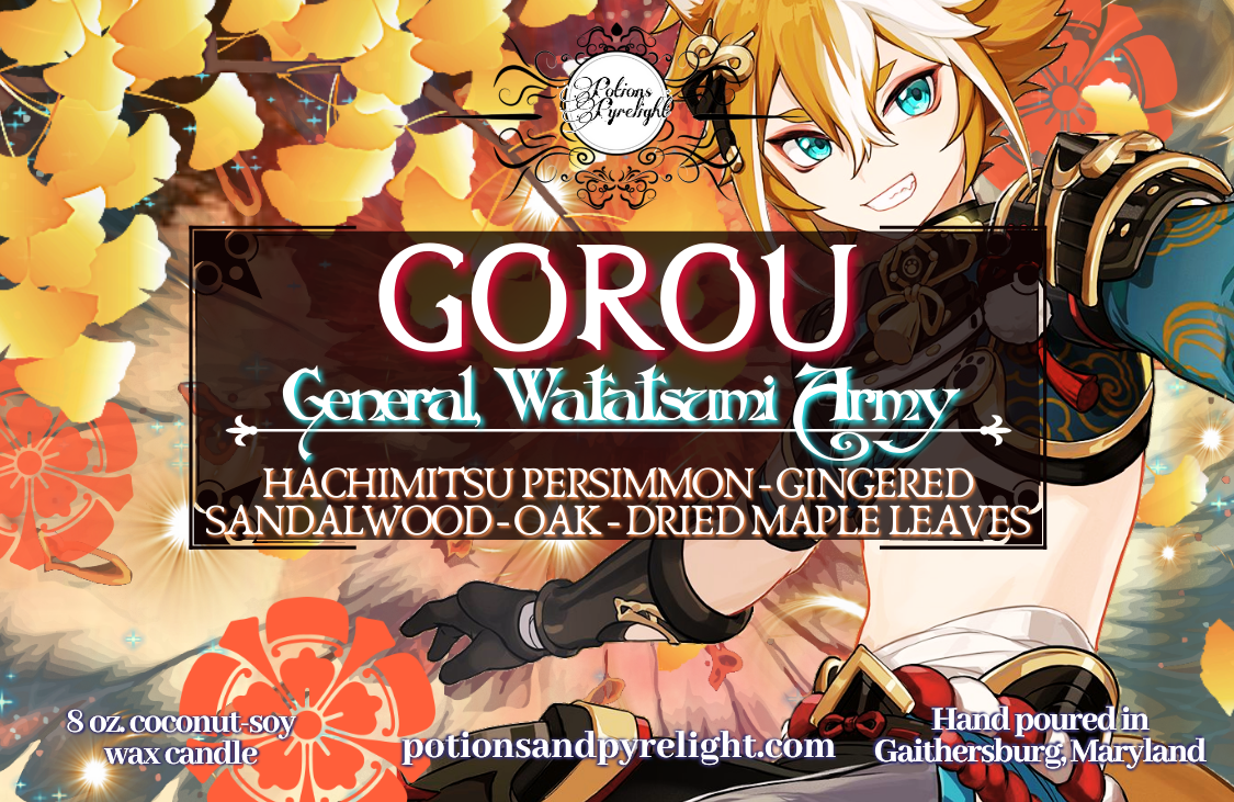 Genshin Impact - Gorou - General, Watatsumi Army - Potions & Pyrelight