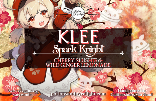 Genshin Impact - Klee - Spark Knight - Potions & Pyrelight