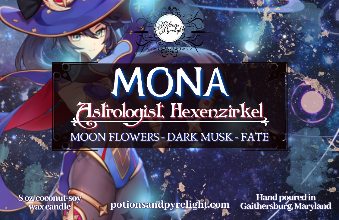 Genshin Impact - Mona - Astrologist, Hexenzirkel - Potions & Pyrelight