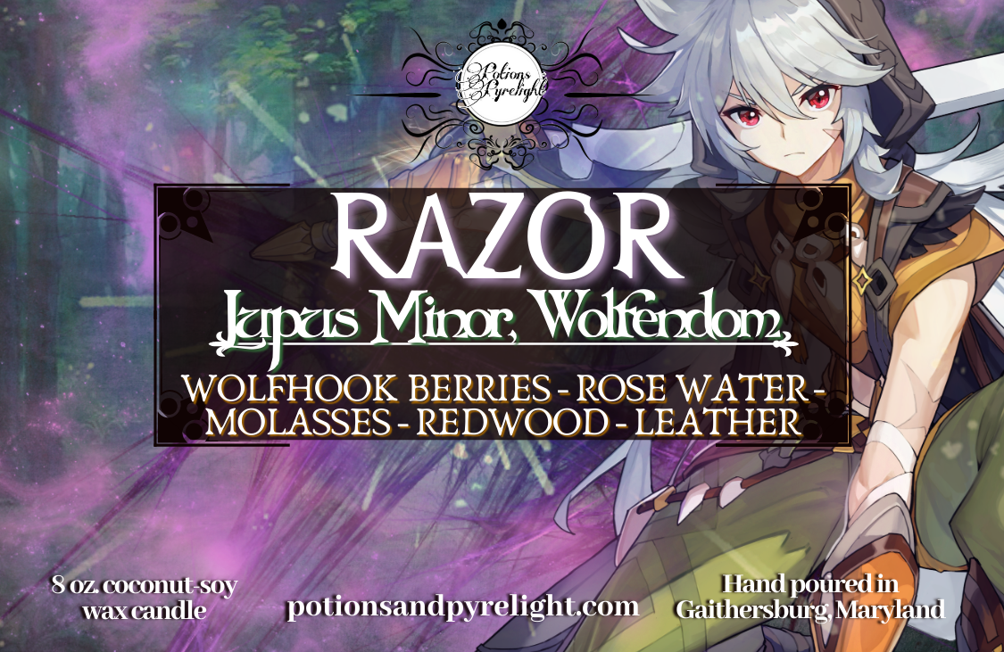 Genshin Impact - Razor - Lupus Minor, Wolfendom – Potions & Pyrelight