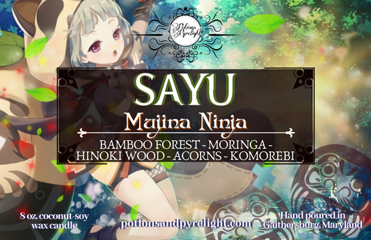 Genshin Impact - Sayu - Mujina Ninja - Potions & Pyrelight