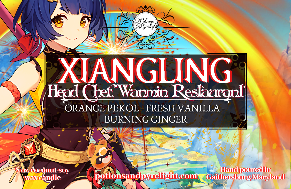 Genshin Impact - Xiangling - Head Chef, Wanmin Restaurant - Potions & Pyrelight